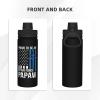 SIYTUAU Proud Us Air Force Papaw America Flag Water Bottle 18 Oz Stainless Steel Water Bottles Leak Proof Outdoor Sports Insulated Water Bottle Funny Bottle Water view 4