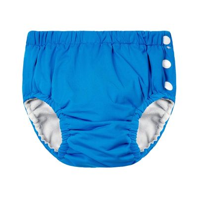 Baby Boys Snap Reusable Absorbent Swimsuit iaper Infant Swimming iapers Washable iaper Covers (Blue, 3-6 Months)