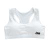NineFit Basics Teen Girls Bra Cotton Underwear Vest Puberty Sport Training Breathable Bras Top Clothes for Teens (White, One Size) view 1