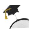 Beatifufu 4pcs Graduation Hat Headbands Elegant Felt Headdresses for Graduation Party Fun Photo Props Non-deforming Design for Celebrating Achievements view 2