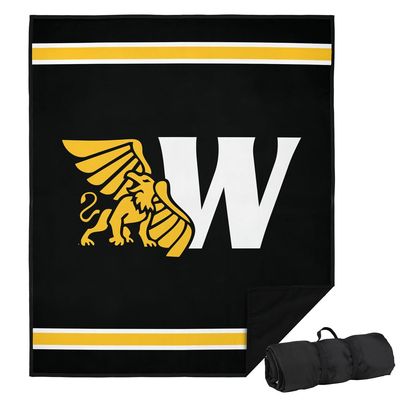 LOGOVISION Missouri Western State University Picnic Outdoor Blanket, 50"x60" Primary Logo Stripes, Foldable Blanket for Picnic, Beach, Camping, Park, Tailgate