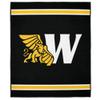 LOGOVISION Missouri Western State University Picnic Outdoor Blanket, 50"x60" Primary Logo Stripes, Foldable Blanket for Picnic, Beach, Camping, Park, Tailgate view 2
