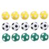 KOMBIUDA 15pcs Table Football Balls Replacement for Kicking Game Soccer Table Mini Replacement Foosballs Traditional Soccer Ball Pattern Random Color