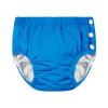 NineFit Basics Baby Boys Snap Reusable Absorbent Swimsuit iaper Infant Swimming iapers Washable iaper Covers (Blue, 6-12 Months) view 1