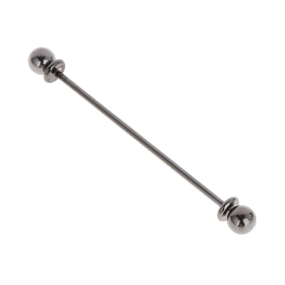 WCB1FPu Men Shirt Pins Tie Clip Collar Clasp Luxury Business Wedding Brooch Bar Ornament Formal