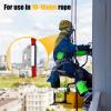 Loodmeo Self-Locking Rope Grab Ascender, Alloy Steel, Suitable for Heavy Industry/Roofing/Construction/Fall Protection/Tree Trimming/Lifeline, Compliant with OSHA/ANSI Standards (Silver 10-16mm) view 3
