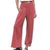 The to Only Placed by Me Trendy Women Work Pants Business Casual Lightweight Pants for Summer Harem Pants Sets for Women Red Pants Suit for Women Long Pantaloons Women view 1