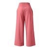 The to Only Placed by Me Trendy Women Work Pants Business Casual Lightweight Pants for Summer Harem Pants Sets for Women Red Pants Suit for Women Long Pantaloons Women view 4
