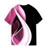 Ymosrh Shirts for Men Graphic Tees, Casual Tshirts Summer Short Sleeve T Shirt Tee Tops Black T Shirts Mens T Big and Tall Tshirts T Muscle Fashion Shirts Tee Gym Workout Shirts (XL, Hot Pink) view 2