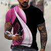 Ymosrh Shirts for Men Graphic Tees, Casual Tshirts Summer Short Sleeve T Shirt Tee Tops Black T Shirts Mens T Big and Tall Tshirts T Muscle Fashion Shirts Tee Gym Workout Shirts (XL, Hot Pink) view 3