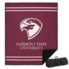 LOGOVISION Fairmont State University Picnic Outdoor Blanket, 50"x60" Primary Logo, Foldable Blanket for Picnic, Beach, Camping, Park, Tailgate view 1