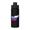 SIYTUAU Flag Map of Slovenia Water Bottle 18 Oz Stainless Steel Water Bottles Leak Proof Outdoor Sports Insulated Water Bottle Funny Bottle Water view 1