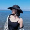 Outdoor Sun Hat Bucket Hats for Women Sun Protection Mesh Quick-Dry Cap UPF 50+ (Adjustable Size) Black view 2