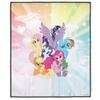 LOGOVISION My Little Pony Tv Picnic Outdoor Blanket, 50"x60" Pony Group, Foldable Blanket for Picnic, Beach, Camping, Park, Tailgate view 2