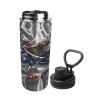 SIYTUAU Silk Style Flag Of Iowa Water Bottle 18 Oz Stainless Steel Water Bottles Leak Proof Outdoor Sports Insulated Water Bottle Funny Bottle Water view 2