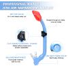 2 Sets Snorkeling Gear for Kids, Kids Snorkel Set for Ages 6-14, Dry Top Snorkel Mask Set for Youth Boys Girls Junior, Tempered Glass Diving Swimming Mask Goggles view 3