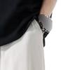 JEsilunmaMY Men's Athletic Joggers Pants Relaxed Fit Drawstring Track Pants with Pockets Casual Trousers for Workout Running (White,X-Large) view 3