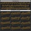 Customize Black Old Gold Baseball Jerseys Solid Color Softball Jerseys Personalized Lightweight 2-Button Baseball Tee Shirts Short Sleeve Team Uniform Stitched Name Number Logo Unisex Youth Kids view 4