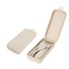 IMIKEYA 2sets Eating Tools Straw Portable Dishware Kit for Travel Camping Picnics and Outdoor Activities Includes Spoon Fork Knife and Chopsticks view 1