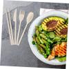IMIKEYA 2sets Eating Tools Straw Portable Dishware Kit for Travel Camping Picnics and Outdoor Activities Includes Spoon Fork Knife and Chopsticks view 3