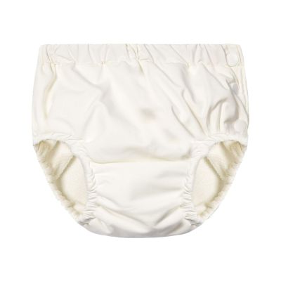 Baby Boys Snap Reusable Absorbent Swimsuit iaper Infant Swimming iapers Washable iaper (White, 18-24 Months)
