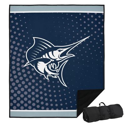 LOGOVISION Palm Beach Atlantic University Picnic Outdoor Blanket, 50"x60" Logo Dots, Foldable Blanket for Picnic, Beach, Camping, Park, Tailgate