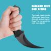 Milaloko 2 Pieces Karambit Knife Fixed Blade Tactical Camping Tool,Outdoor Hunting Knife with Sheath and Cord, Suitable for Hiking, Adventure, Survival and Collection (Golden Black) view 3