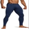 TSLA Men's Thermal Compression Pants, Athletic Sports Leggings & Running Tights, Wintergear Base Layer Bottoms, Heatlock Midnight Navy, XX-Large view 1
