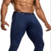 TSLA Men's Thermal Compression Pants, Athletic Sports Leggings & Running Tights, Wintergear Base Layer Bottoms, Heatlock Midnight Navy, XX-Large view 3