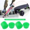 Be In Your Mind 2 Sets Long Board Truck Bushings 92A Skateboard Bushings Shock Absorber Suitable for Skate Trucks Four-Wheel Skateboards Inner Diameter 10mm (Green) view 2