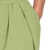 JEsilunmaMY Causal Cotton Linen Harem Pants for Men Elastic Waist Drawstring Beach Pants Lightweight Yoga Pants with Pocket (Green,XX-Large) view 3