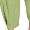 JEsilunmaMY Causal Cotton Linen Harem Pants for Men Elastic Waist Drawstring Beach Pants Lightweight Yoga Pants with Pocket (Green,XX-Large) view 4
