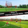 Lineslife 2-in-1 Volleyball Training Net, 5 Height Volleyball Practice Net view 2