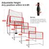 Lineslife 2-in-1 Volleyball Training Net, 5 Height Volleyball Practice Net view 4