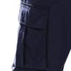 JEsilunmaMY Men's Outdoor Cargo Joggers Pants Side Pockets Elastic Waist Drawstring Sweatpants Workout Athletic Lounge Pants (Dark Blue,3X-Large) view 4