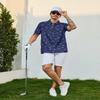 GDEVIG Mens Funny Polo Shirts, Shark Fish Golf Shirts Short Sleeve, Moisture Wicking Quick-Dry Business Casual Shirt for Men view 2