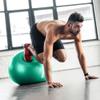 STOROMO Exercise Ball,Yoga Ball(with Exercise Tutorial)Extra Thick Non-Slip,Holds 2500 lbs, Workout Ball for Pregnancy Birthing and Balance Stability (Green, 85cm/33.4in) view 3