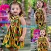 Aalizzwell 18-24 Months Baby Girls Spaghetti Tie Strap Smocking Dress African Sleeveless Summer Clothes Smocked Dresses view 2