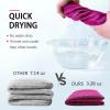 4 Packs Cooling Towel, 40" x 12" Microfiber Cooling Towels for Neck and Face, Soft Breathable Gym Towel for Working Out with Waterproof Bag & Carabiner, Sweat Towels for Running, Yoga, Travel, Climb view 3