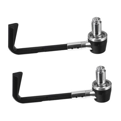 Mobestech Motorbike Grip Replacement 1 Pair Handlebar Accessory Non-Slip Design Handle Protector for Motorbike Modification