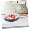 Balacoo Freezer Tray Dry Ice Tray Wedding Dinner Plates Containers for Food Fruit Container Fruit Decor End Table Decor Japanese Snack Plate Vegetable Platter Melamine Fruit Dish Iced, 18.3x18.3cm view 3