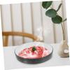 Balacoo Freezer Tray Dry Ice Tray Wedding Dinner Plates Containers for Food Fruit Container Fruit Decor End Table Decor Japanese Snack Plate Vegetable Platter Melamine Fruit Dish Iced, 18.3x18.3cm view 4