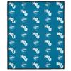 LOGOVISION Hawaii Pacific University Picnic Outdoor Blanket, 50"x60" Logo Pattern, Foldable Blanket for Picnic, Beach, Camping, Park, Tailgate view 2