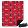 LOGOVISION Minot State University Picnic Outdoor Blanket, 50"x60" Logo Pattern, Foldable Blanket for Picnic, Beach, Camping, Park, Tailgate view 1