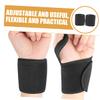 KOMBIUDA Wrist Wraps for Sports Breathable Compression Support for Weightlifting Fitness and Athletics Thumb Support Black view 3
