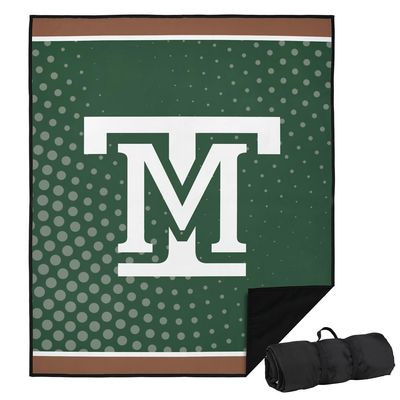 LOGOVISION Montana Tech University Picnic Outdoor Blanket, 50"x60" Logo Dots, Foldable Blanket for Picnic, Beach, Camping, Park, Tailgate
