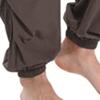 JEsilunmaMY Men's Solid Color Casual Harem Pants Elastic Waist Drawstring Cotton Linen Trousers Loose Casual Beach Yoga Pants (Coffee,Small) view 4