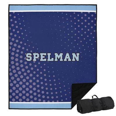LOGOVISION Spelman College Picnic Outdoor Blanket, 50"x60" Logo Dots, Foldable Blanket for Picnic, Beach, Camping, Park, Tailgate