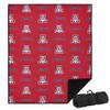 LOGOVISION University of Arizona Picnic Outdoor Blanket, 50"x60" Logo Pattern, Foldable Blanket for Picnic, Beach, Camping, Park, Tailgate view 1