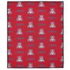 LOGOVISION University of Arizona Picnic Outdoor Blanket, 50"x60" Logo Pattern, Foldable Blanket for Picnic, Beach, Camping, Park, Tailgate view 2